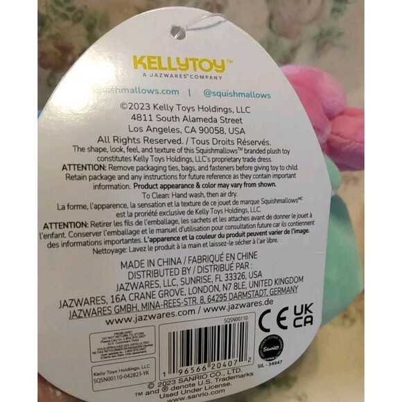 NWT Squishmallows Hello Kitty Frankenstein Halloween Plush Toy - Picture 4 of 7